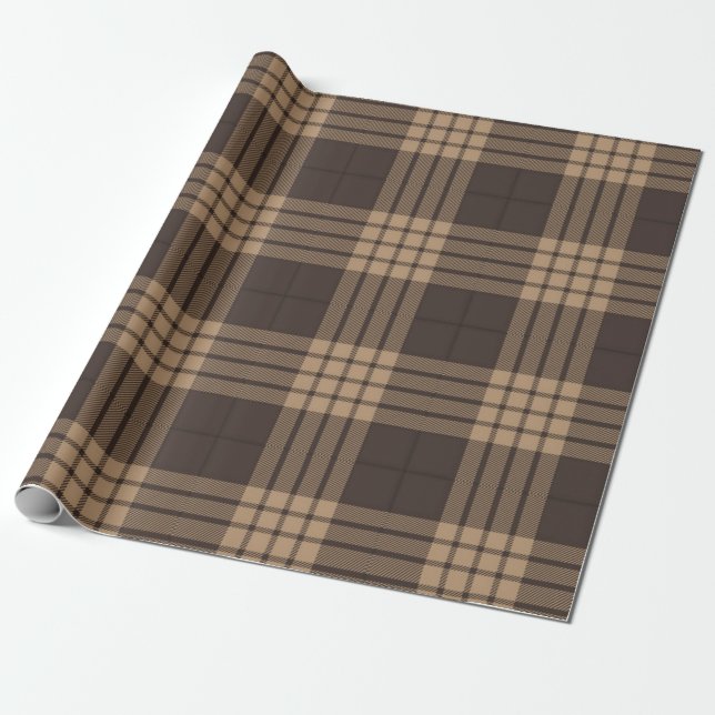 Papel De Presente Padrão verificado (Desenrolado)