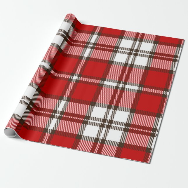 Papel De Presente Padrão verificado (Desenrolado)