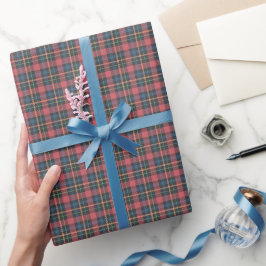 Papel De Presente Padrão Xadrez Clássico