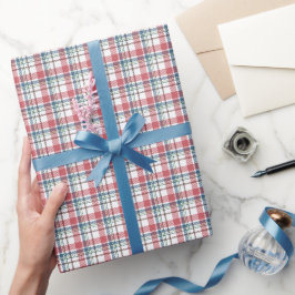 Papel De Presente Padrão Xadrez Clássico