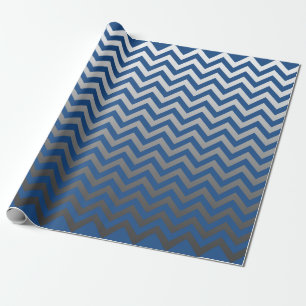Papel De Presente Padrão ZIGZAG - gradientes de cinza + seu backgr.