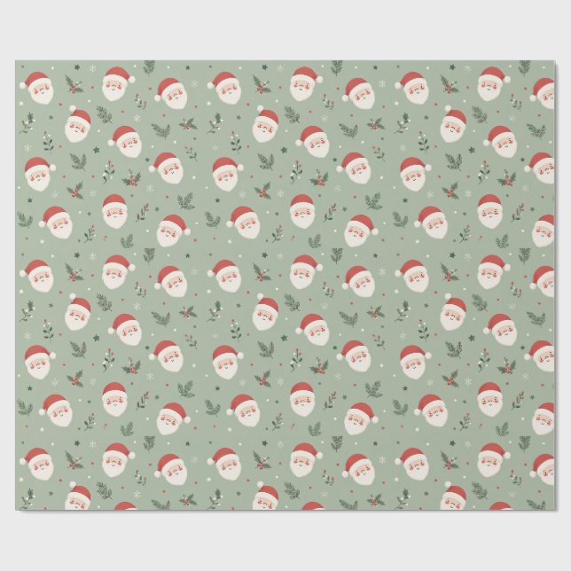 Papel De Presente Padrões contínuos clássicos de Natal (Aberto)