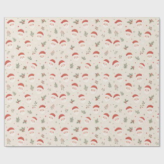 Papel De Presente padrões contínuos de Natal clássico
