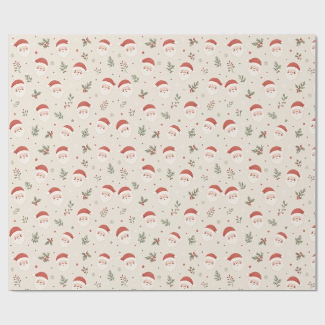 Papel De Presente padrões contínuos de Natal clássico (Aberto)
