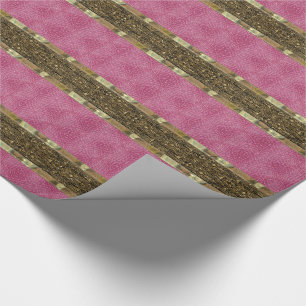 Papel De Presente Padrões cor-de-rosa - Bela faixa