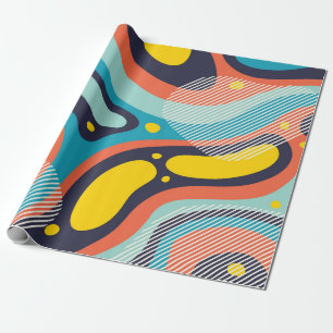 Papel De Presente Padrões de fundo coloridos criativos e geométricos