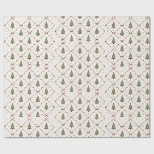 Papel De Presente Padrões de fundo contínuo digital de Natal