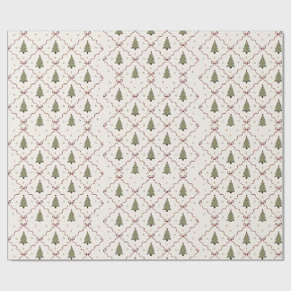 Papel De Presente Padrões de fundo contínuo digital de Natal