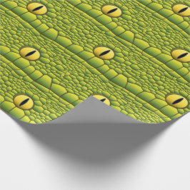 Papel De Presente Padrões De Pele E Olhos De Réptil cobra