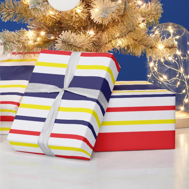 Papel De Presente Padrões de Verão Coloridos (Feriados)