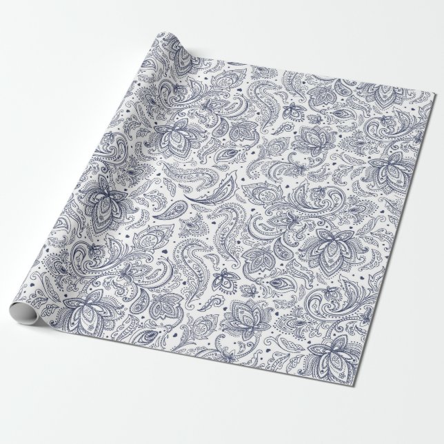 Papel De Presente Padrões elegantes e coloridos (Desenrolado)