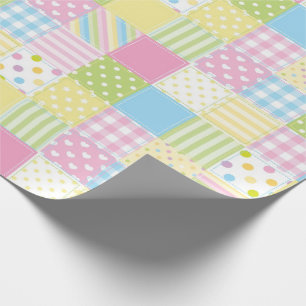 Papel De Presente Padrões Pastel dos retalhos