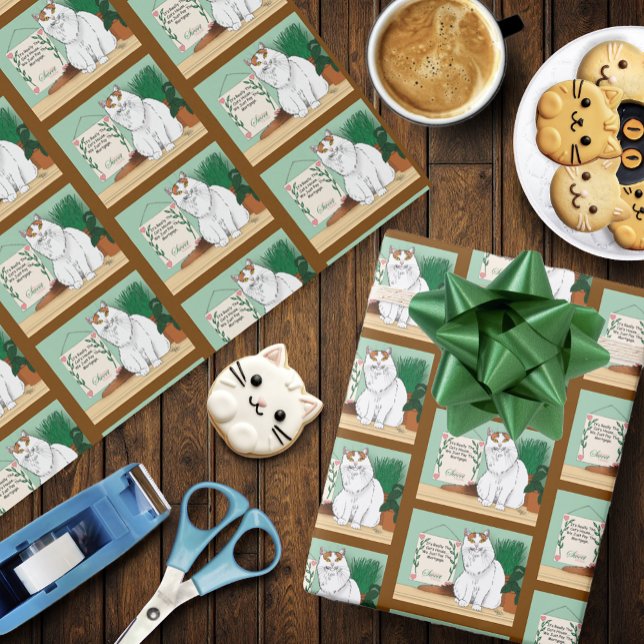 Papel De Presente Página inicial do Gatinho doce (Criador carregado)