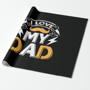 Papel De Presente Pai de presentes Eu Amo O Meu Pai