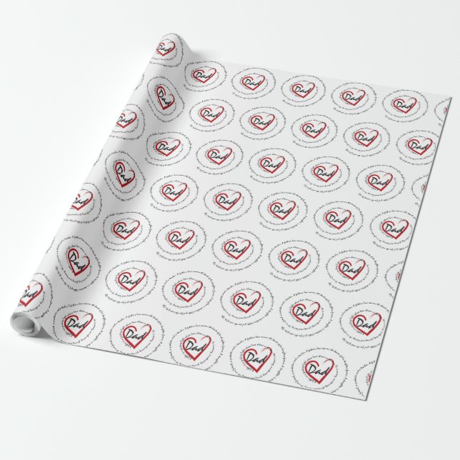PAPEL DE PRESENTE PAI - DIA DE OS PAIS (Desenrolado)