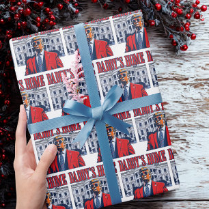 Papel De Presente Pai doméstico Pai Home Trump