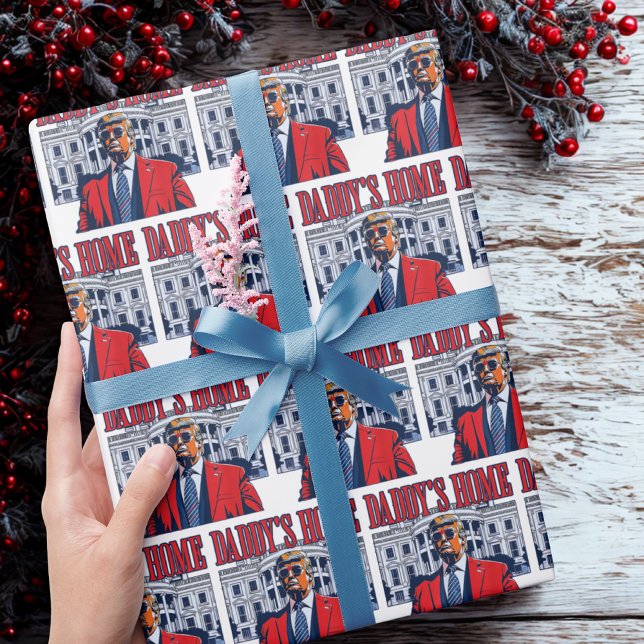 Papel De Presente Pai doméstico | Pai Home Trump (Criador carregado)