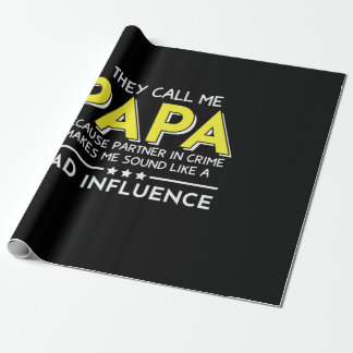 Papel De Presente Pai Presente Chamam-Me Papas