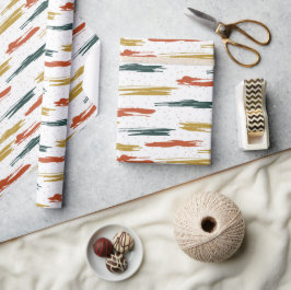 Papel De Presente Paint Abstrato Pattern