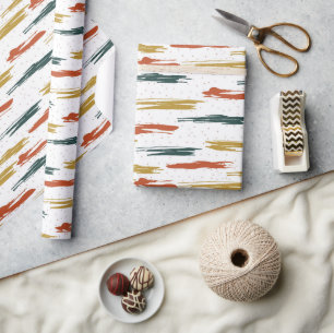 Papel De Presente Paint Abstrato Pattern
