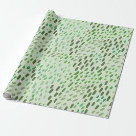 Papel De Presente Painted Dots Pattern – Hand-Painted Abstract Brush