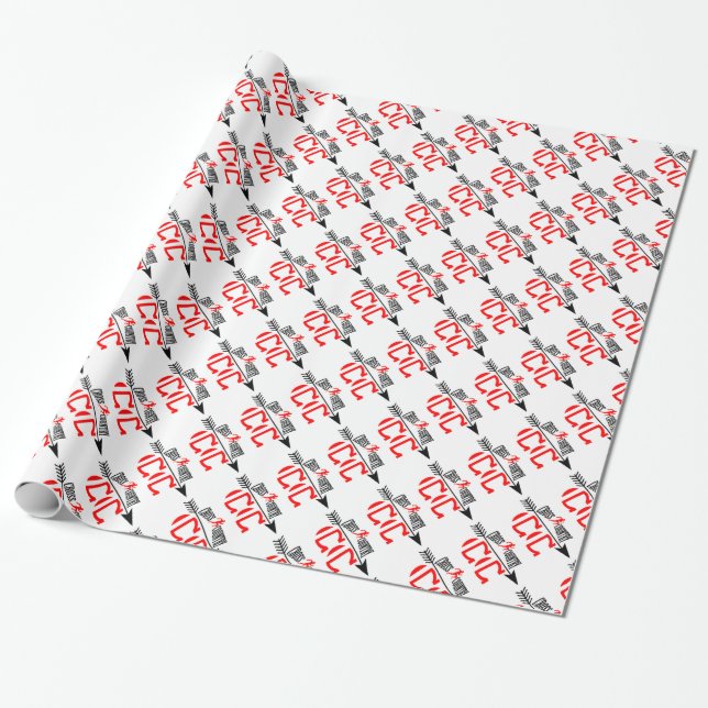 Papel De Presente País cruzado (Desenrolado)