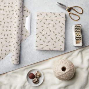 Papel De Presente País Russo Mínimo de Daisy Sprig