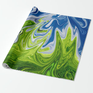 Papel De Presente Paisagem Abstrato Art   Melhor arte moderna