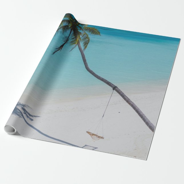 Papel De Presente Paisagem Bela (Desenrolado)