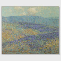 Paisagem com Flores Azuis (por Granville Redmond)