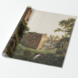 Papel De Presente Paisagem com Ruínas (Edifício Arruinado Antigo)