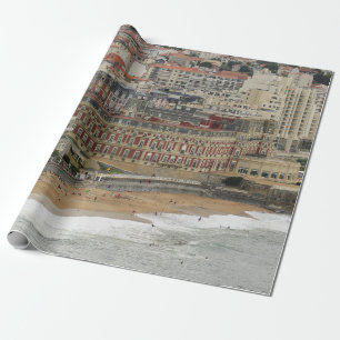 Papel De Presente Paisagem de praia França: O antigo resort costeir