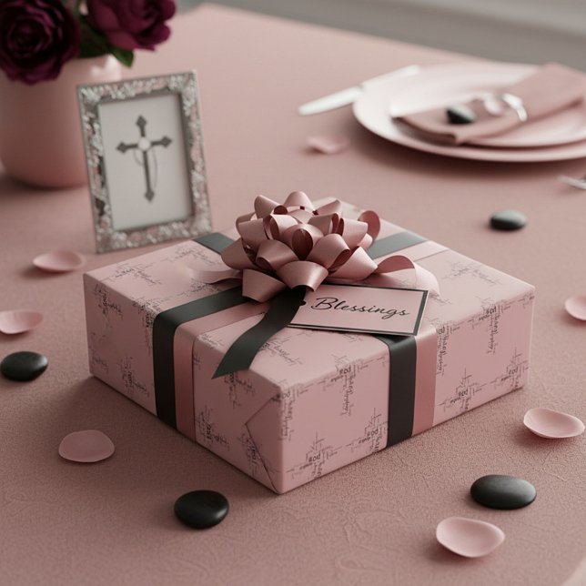 Papel De Presente Palavras cristãs (Criador carregado)