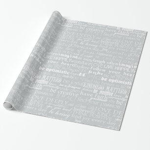 Papel De Presente Palavras inspiradas
