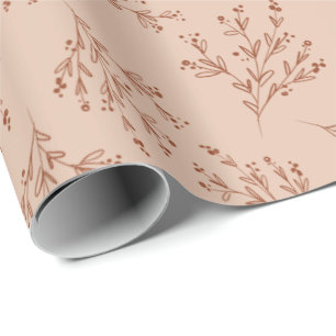Papel De Presente Paleta de cores de queda de ramificações simples  