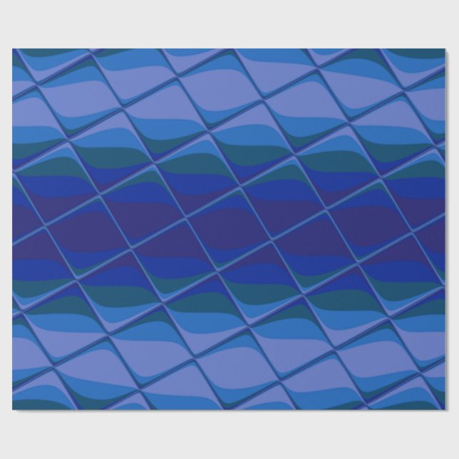 Papel De Presente paleta índigo (Aberto)