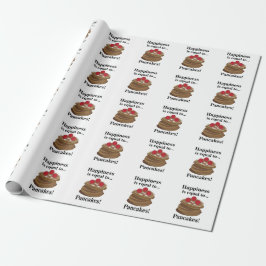 Papel De Presente Pancakes Breakfast Party