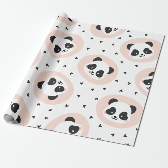 Papel De Presente Panda (Desenrolado)