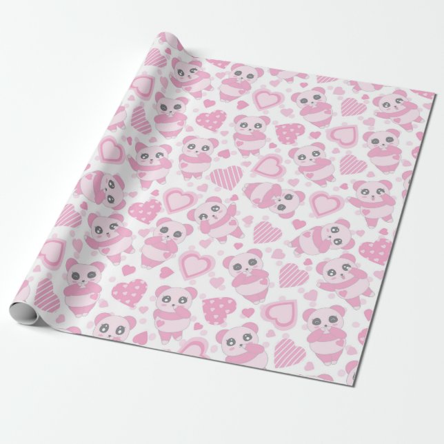 Papel De Presente Panda (Desenrolado)