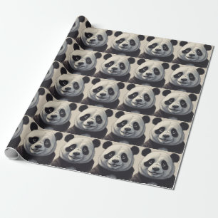 Papel De Presente Panda Cartoon Drawing Art