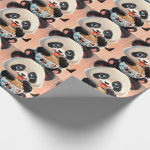 Panda Cega comendo Ramen