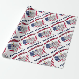 Papel De Presente Panna Maria Texas polonês americano
