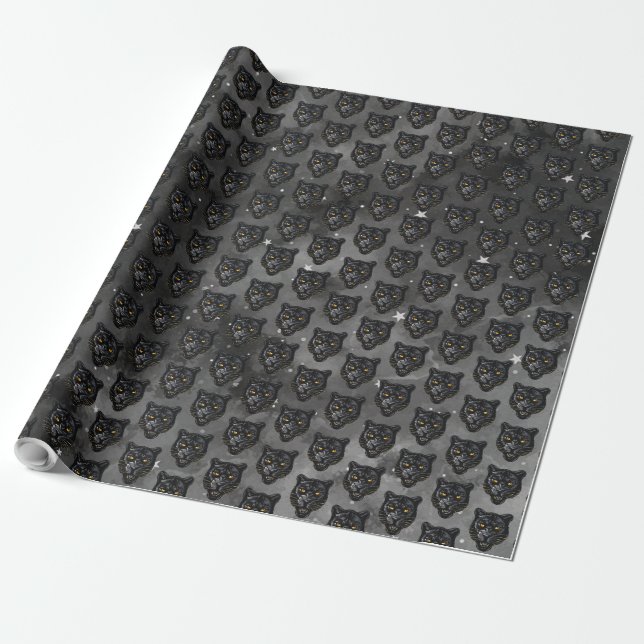 Papel De Presente Pantera Negra (Desenrolado)