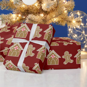 Papel De Presente Pão-de-açúcar bonito/Natal doce