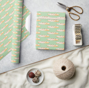 Papel De Presente Pão de baguete francês