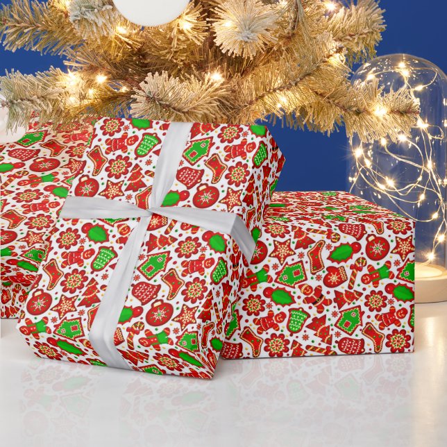 Papel De Presente Pão de gengibre  (Feriados)