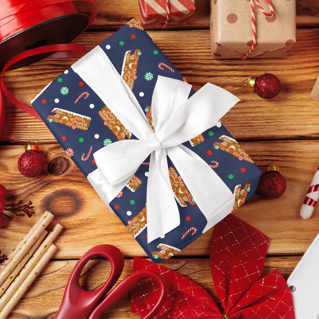 Papel De Presente Pão-de-gengibre RV Classe C Natal (Criador carregado)