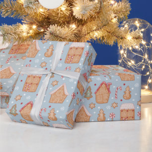 Papel De Presente Pão de Gingerpão bonito Natal