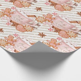 Papel De Presente Pão de Gingerpão bonito Natal