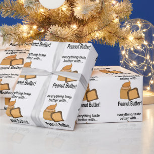 Papel De Presente Pão de Manteiga de Amendoim Lanche